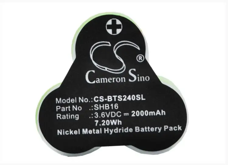 Аккумулятор Cameron Sino 2000 мАч для BABYLISS T24B T24C T24D SHB16 REMINGTON аккумулятор бритвы SCHERNA