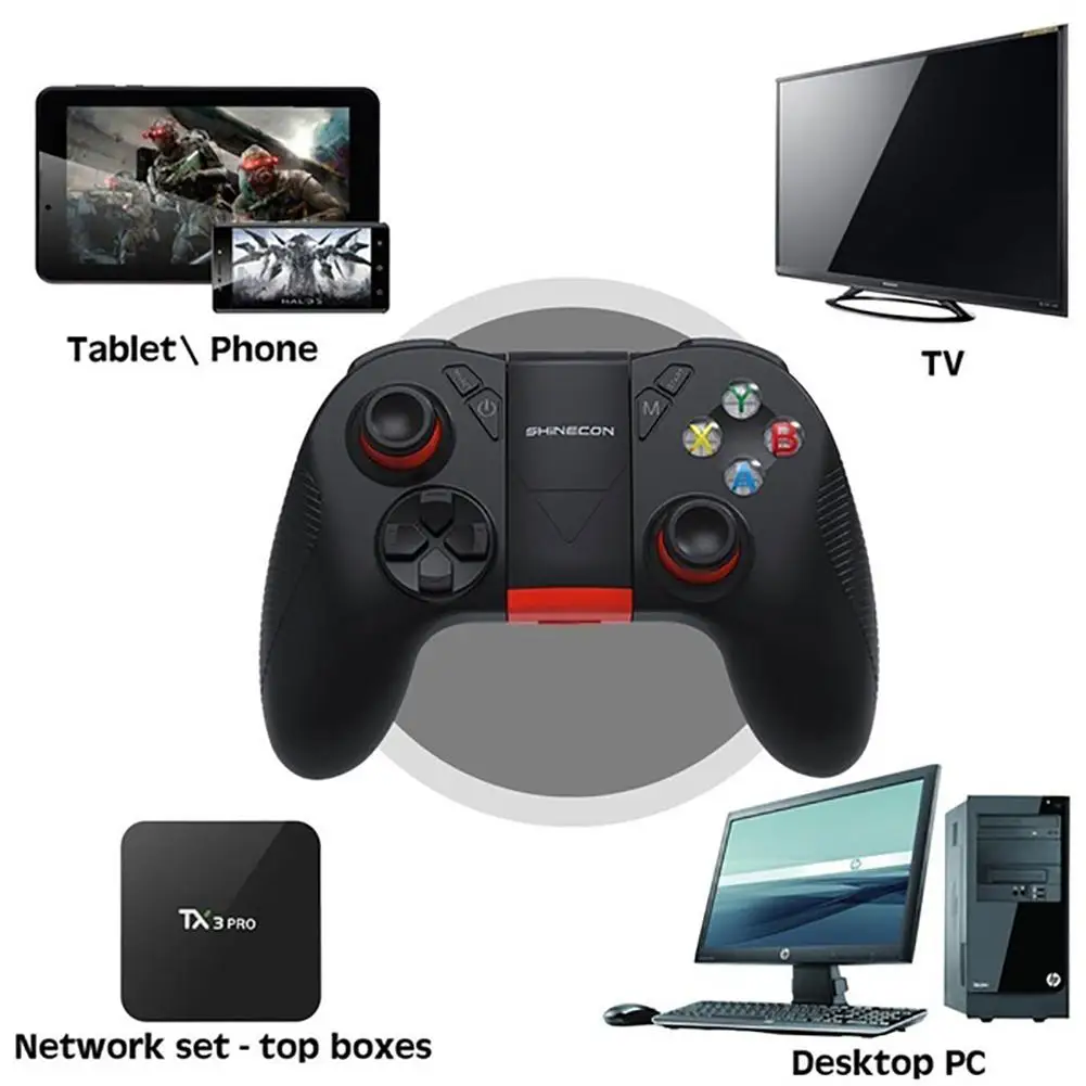 Беспроводной Bluetooth геймпад Remote игровой контроллер Джойстик для кросс-платформа