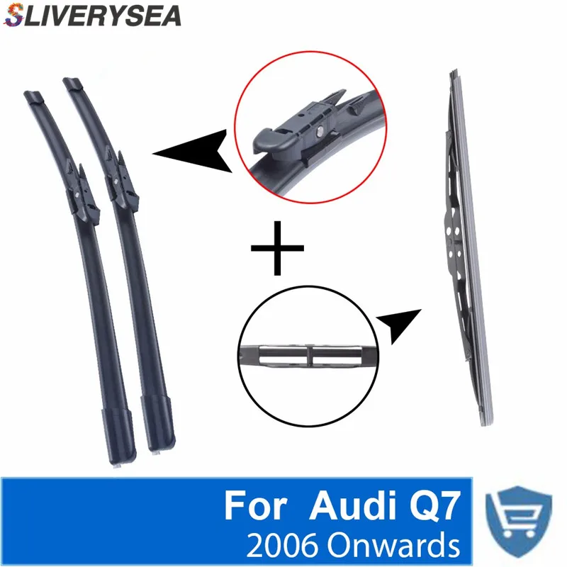 Передняя и задняя Щетка стеклоочистителя Без Рычага для Audi Q7 2006 года высокое