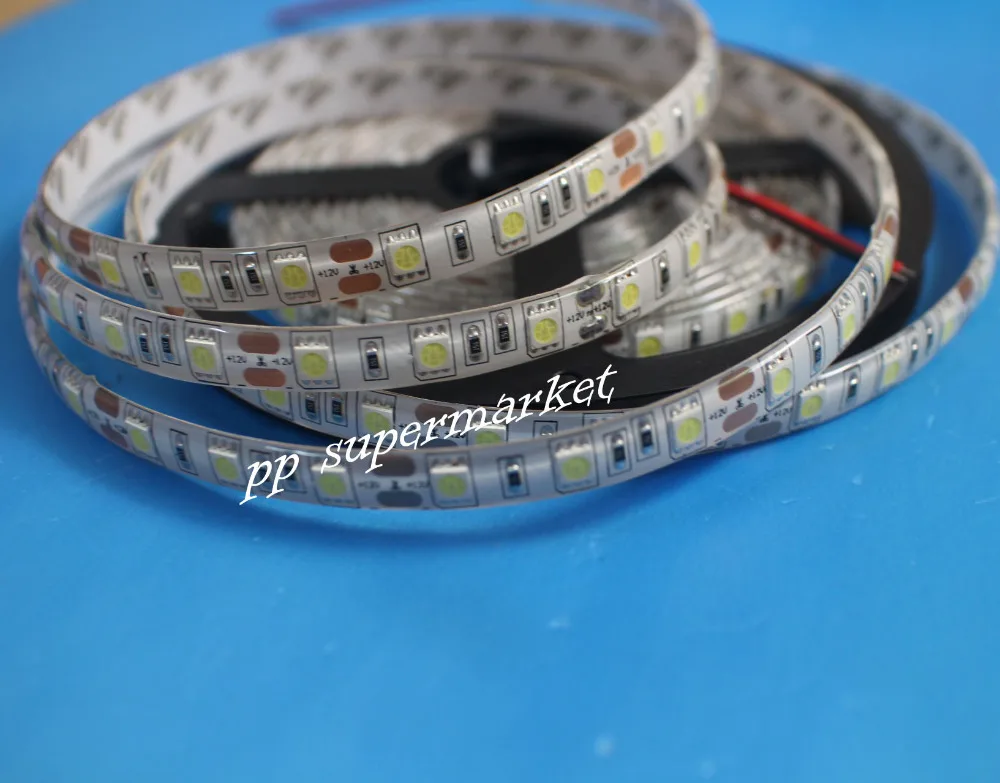 10 м (2X5M) 300 светодиодный s SMD 5050 белая 4000k Гибкая светодиодная ленсветильник яркая