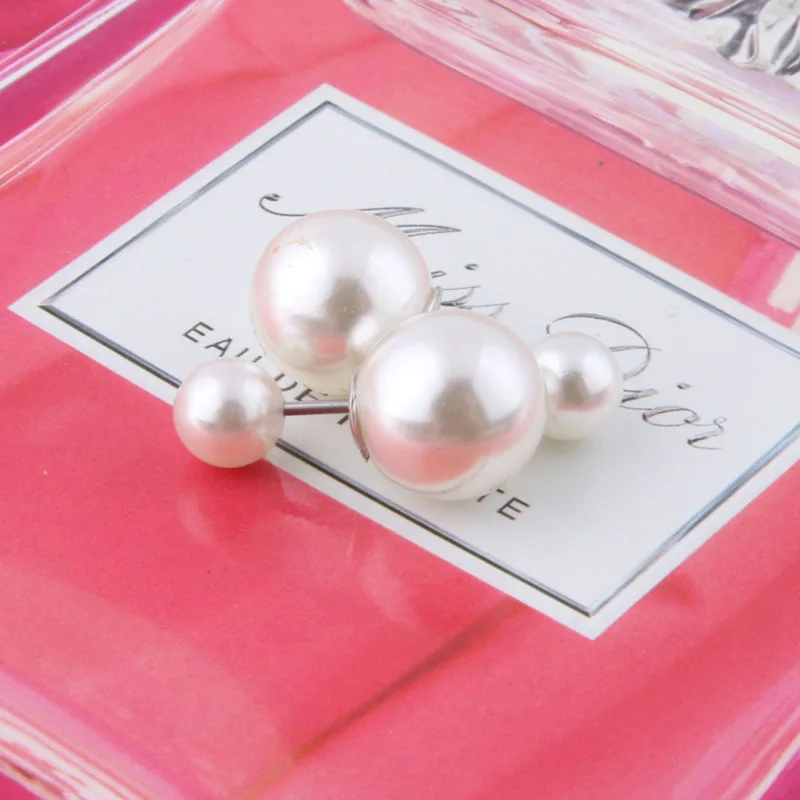 Женские серьги с жемчугом NeeFuWoFu богемные длинные сережки палочки капельками воды