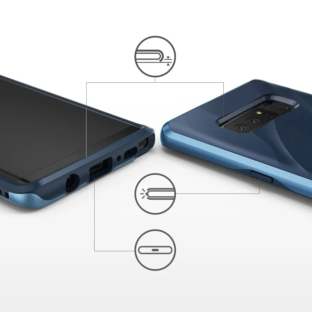 Ringke Wave Note 8 Case Fashion Ergonomic Design Dual Layer Heavy Duty Protective Cover for Samsung Galaxy |