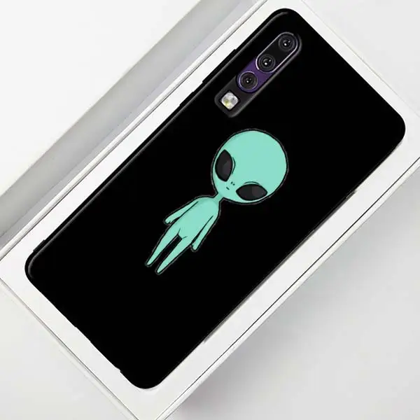 001 Милый черный чехол Alien Believe UFO ET для huawei P30 20 Pro P10 P20 P30 Lite mate 10 20 Lite P Smart Plus - Цвет: 001