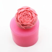 3d craft rose chocolate sugarcraft mold desk table decoration food silicone soap mold
