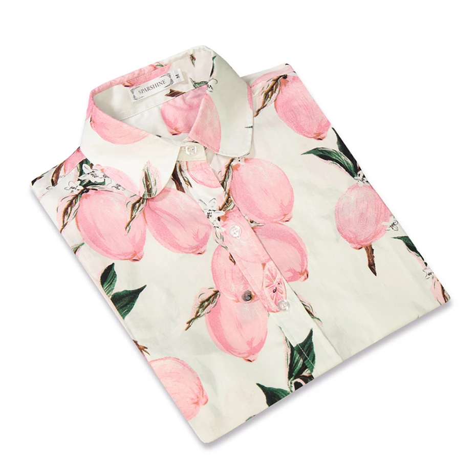 

Hot Sale Harajuku Print Summer Cotton Casual Simple Clothes Shirt Top Ladies Mujer De Moda 2020 Blusas