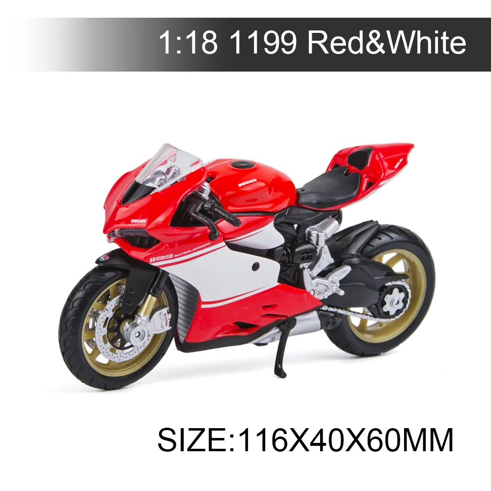 Модель мотоцикла Maisto 1:18 1199 Superleggera 696 1200S 848 скремблер литая миниатюрная гоночная