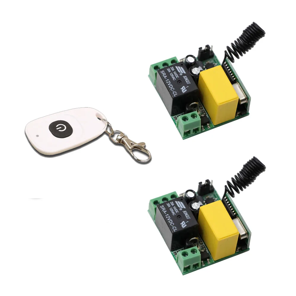 New AC220V 1CH 10A Wireless Power Switch System Receiver & Transmitter Learning Code Toggle Momentary Lamp/ Window/Garage Doors |