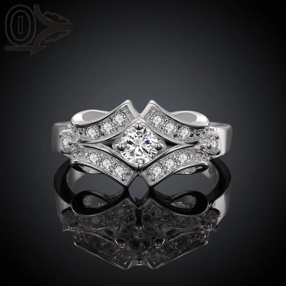 Новое поступление 2017 года Горячие посеребренное кольцо серебро Модные украшения