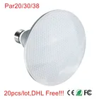 20 шт.лот, E27 9 Вт12 Вт15 Вт PAR20 PAR30 PAR38, водонепроницаемый Светодиодный прожектор IP65, лампочка для внутреннего освещения с регулируемой яркостью, Бесплатная доставка DHL!