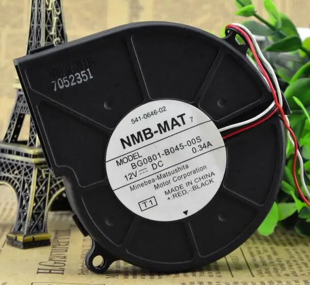 NMB 80*80*20 12V 8CM 0,34 BG0801-B045-00S turbo fan