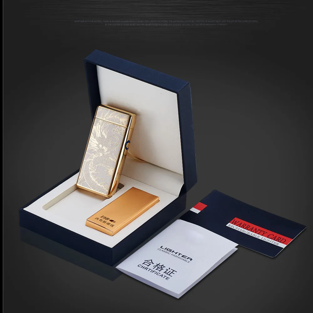 Новинка перезаряжаемая Usb Зажигалка для сигар персонализированная зажигалка с