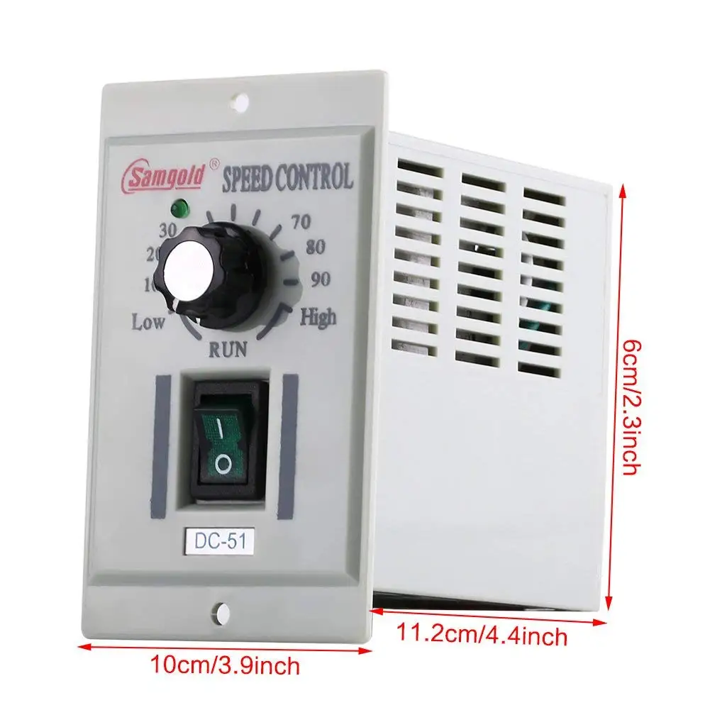 AC 110V Вход DC 24V-90V мощность двигателя переключатель регулятора скорости