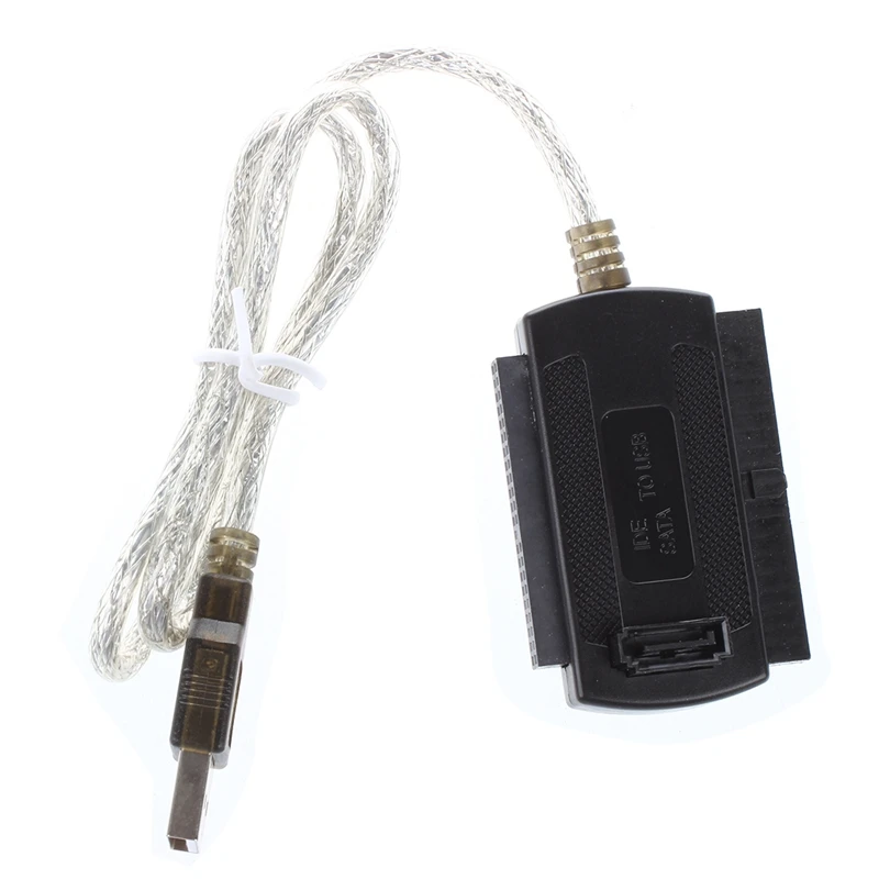 Semoic USB 2 0 Male to IDE SATA 5 дюйма 3 адаптер конвертер кабель жесткого диска HDD черный |
