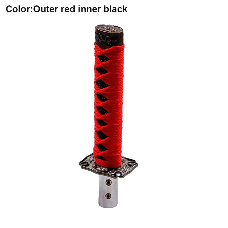 Меч форма переключения передач Катана металлическая ручка + 4 шт Адаптеры для