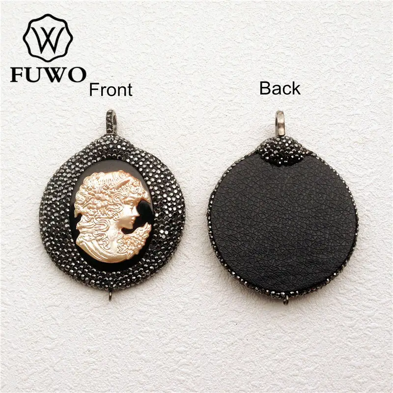 Круглые Подвески в виде ракушек Богородицы FUWO подвески морских для изготовления