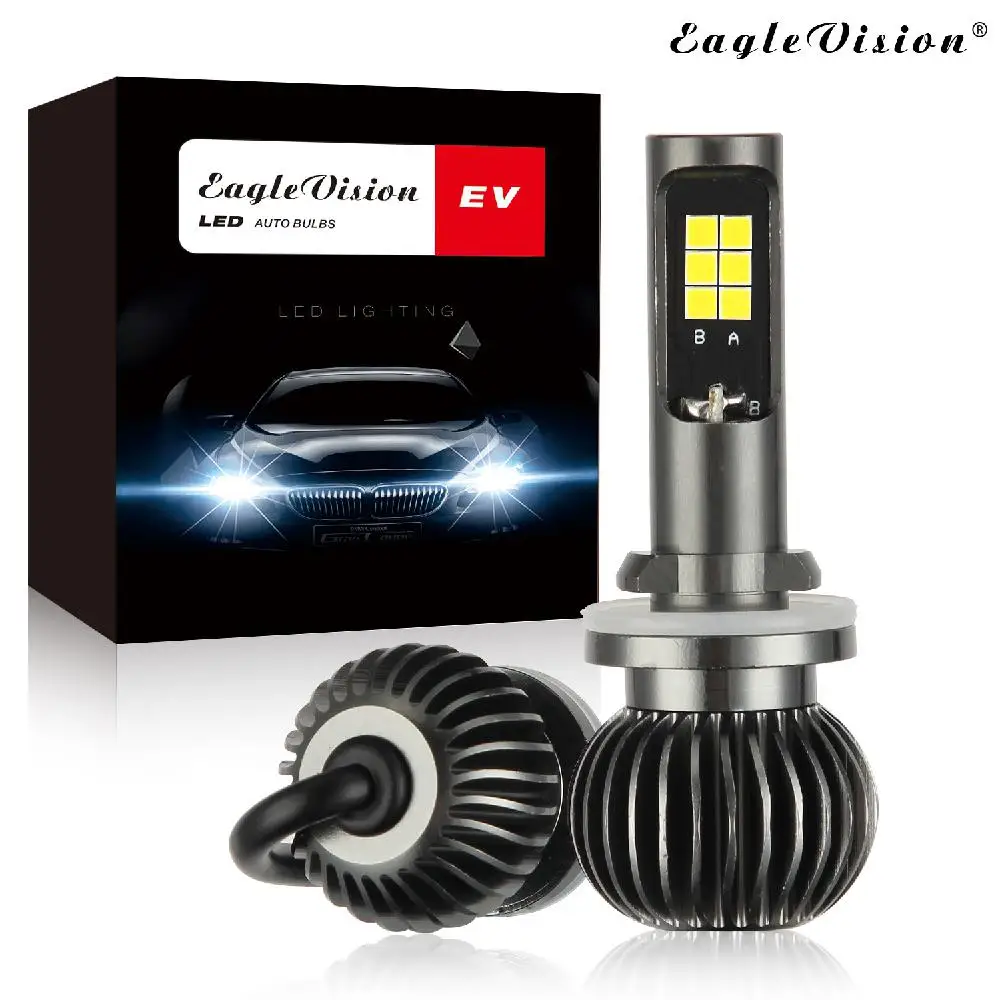 2 шт./компл. светодиодная Автомобильная фара 880/881 9005/9006 H8/H11 5202 двухцветная