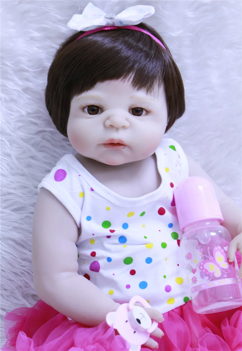 Силиконовые куклы reborn для новорожденных детей подарок bonecas brinquedo menina 55 см baby alive