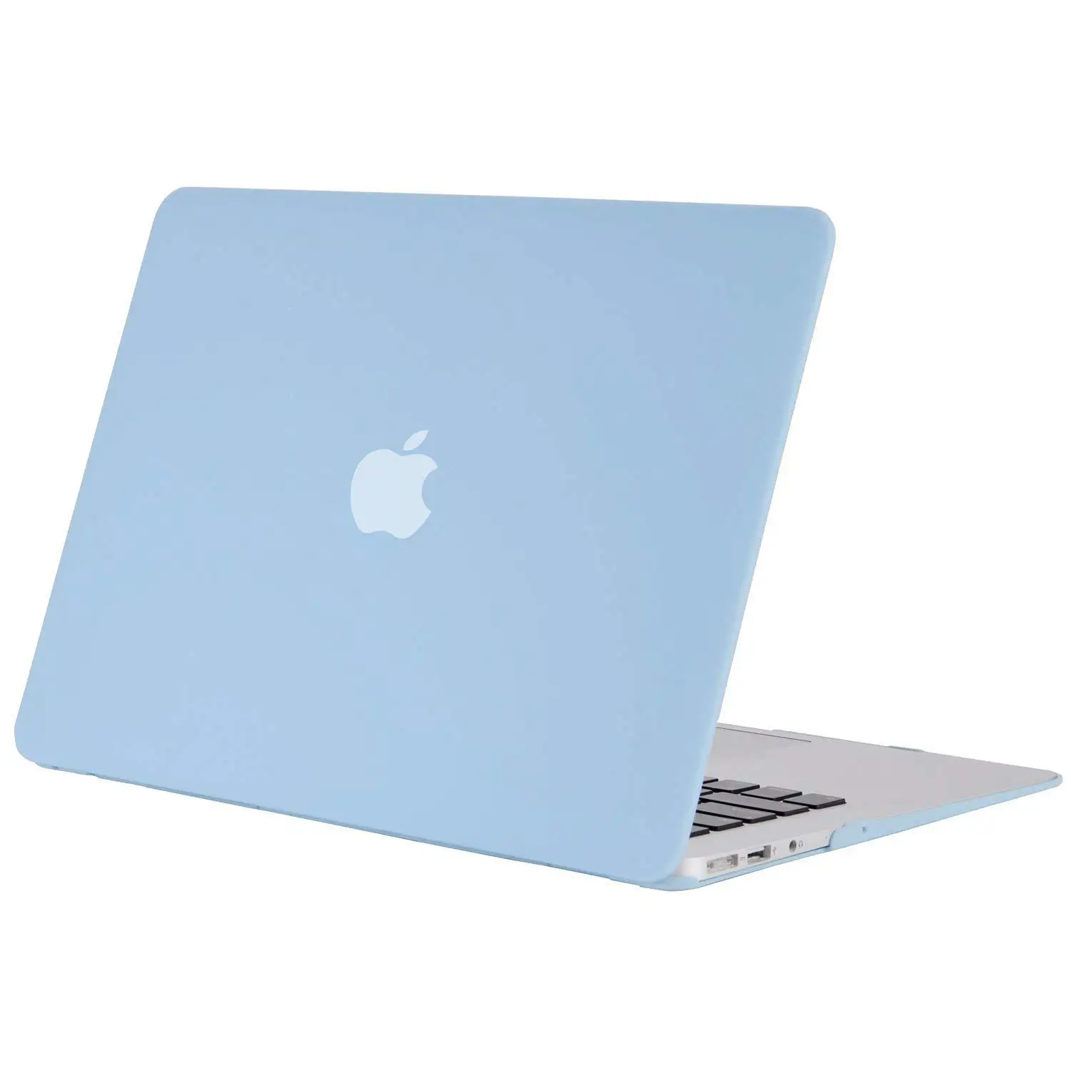 Matte Airy Blue MOSISO новейший матовый чехол для ноутбука для Apple MacBook Air Pro retina 11 12 13 для mac book Pro 13,3 чехол cove+ крышка клавиатуры - Цвет: Matte Airy Blue