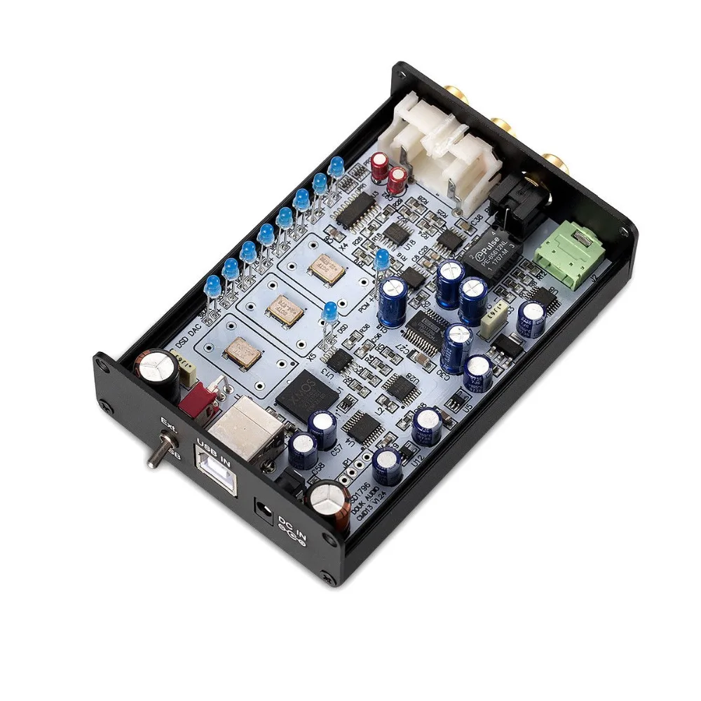 Douk аудио мини высокое разрешение 384 K/32 бит XMOS USB TI DSD1796 ЦАП+ предусилитель+ усилитель для наушников