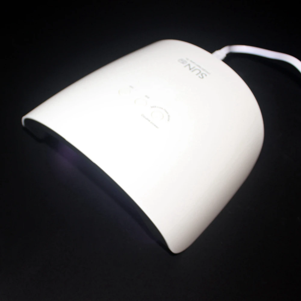 24 Вт УФ лампа светодиодный для Сушилка ногтей Гель лак аппарат маникюра машина USB