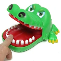 2019new creative small size crocodile mouth dentist bite finger game funny gags toy for kids play fun game for reaction training