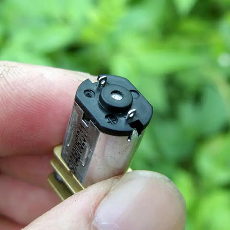 Микро двигатель N20 DC 3V 5V 6V 90RPM маленький мини 12mm полностью металлическая коробка