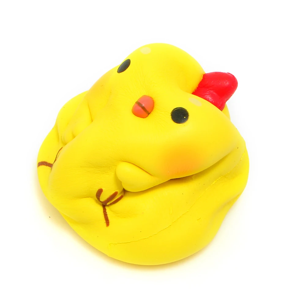 Mskwee Kawaii Jumbo Yellow Chicken Baby Squishy Slow Rising Cartoon Chick Scented Squishies Cute Soft Doll Squeeze Toy Wholesale | Игрушки и