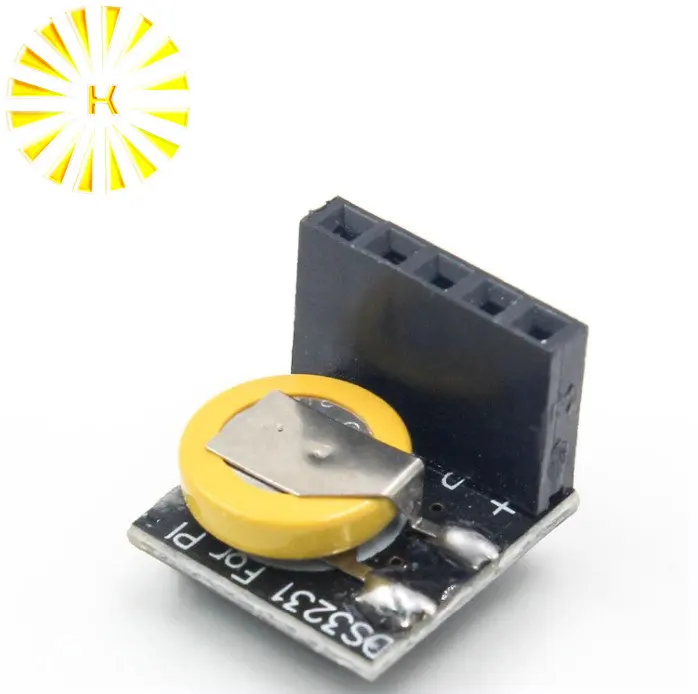 

Precision DS3231 Real Time Clock Module RTC DS3231 3.3V/5V with Battery for Raspberry Pi Connector