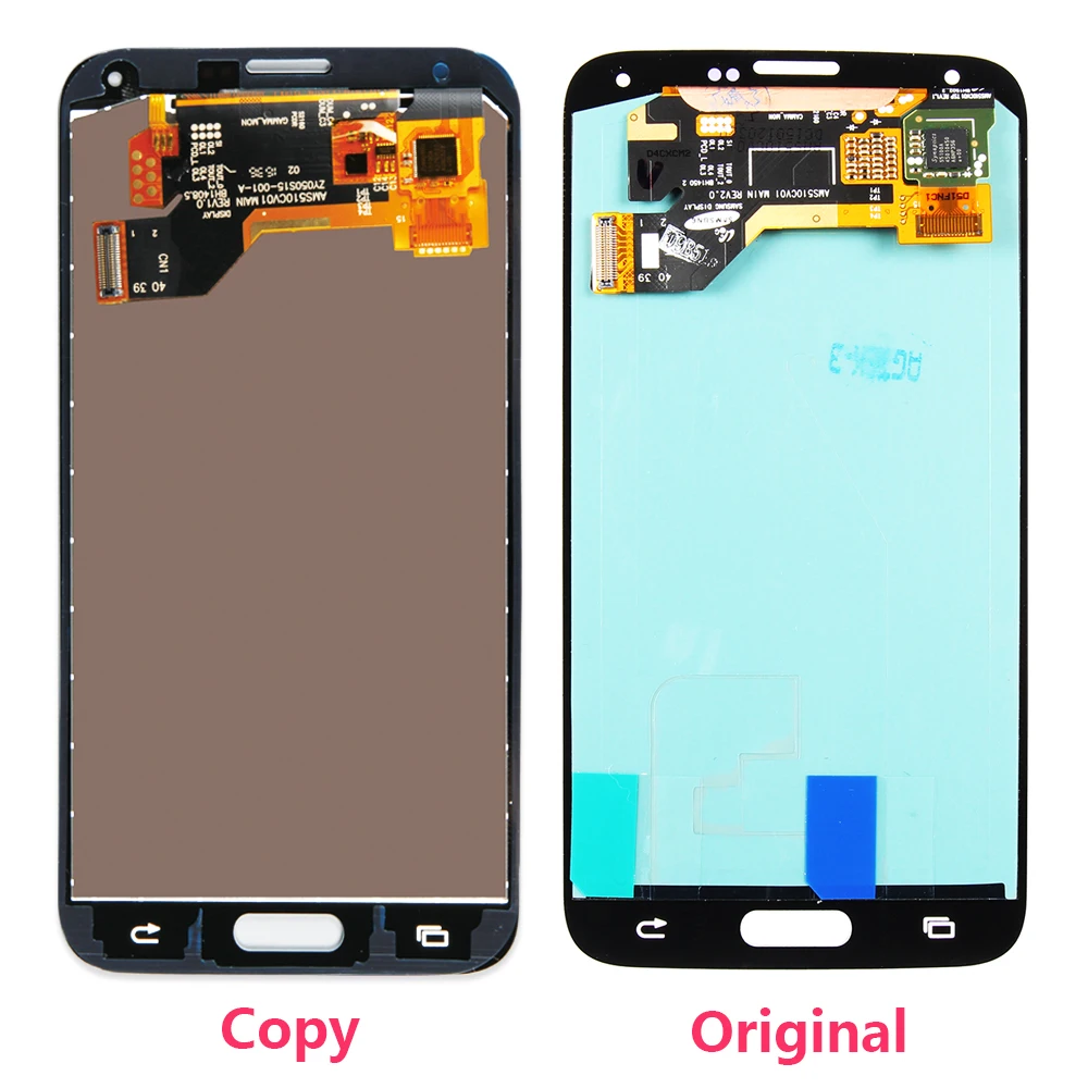 AMOLED/OLED/TFT экран для Samsung Galaxy S5 G900F ЖК дисплей G900 сенсорный дигитайзер сенсор Стекло