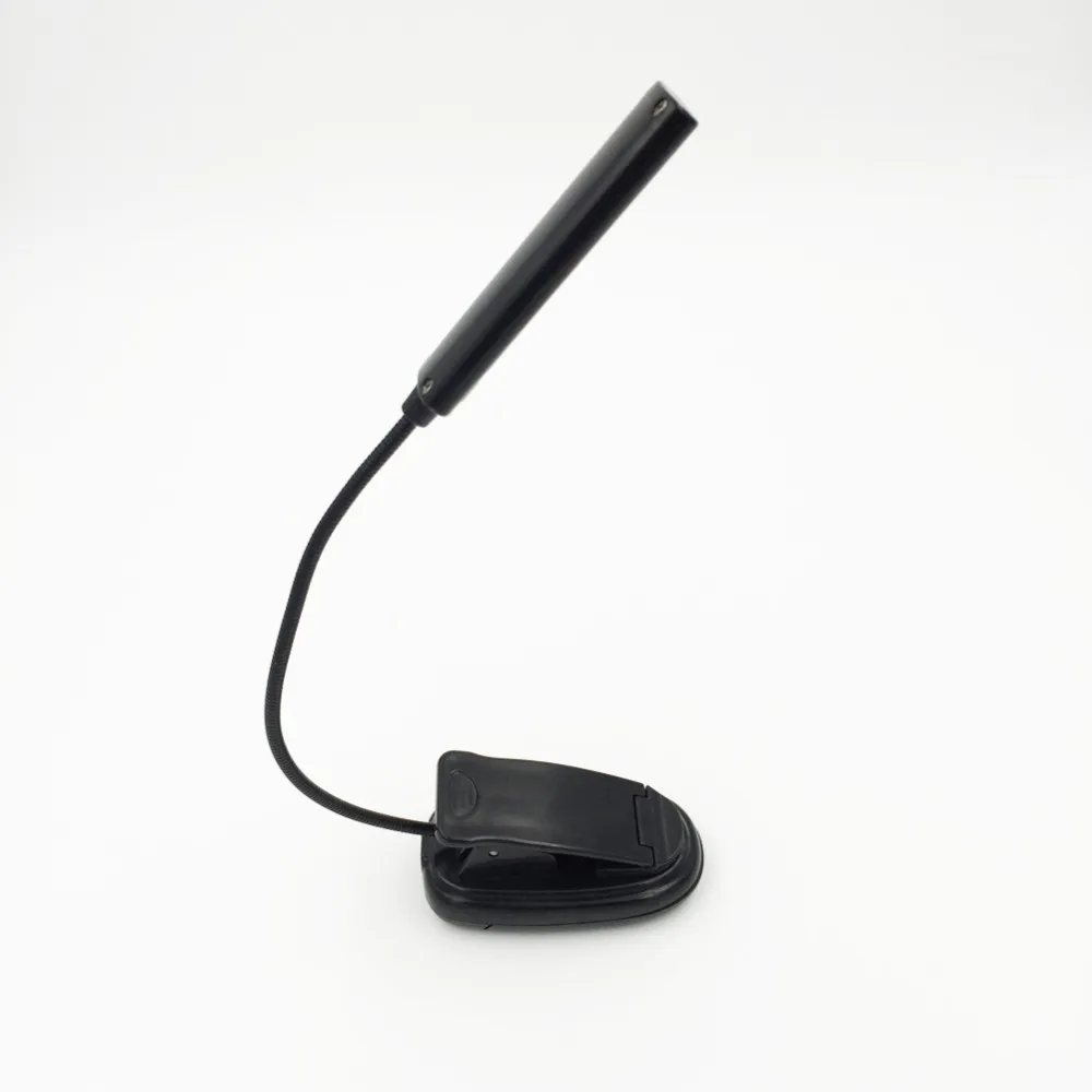 Мини COB LED Клип на регулируемый светильник для чтения книг лампа супер яркая Kindle PVC