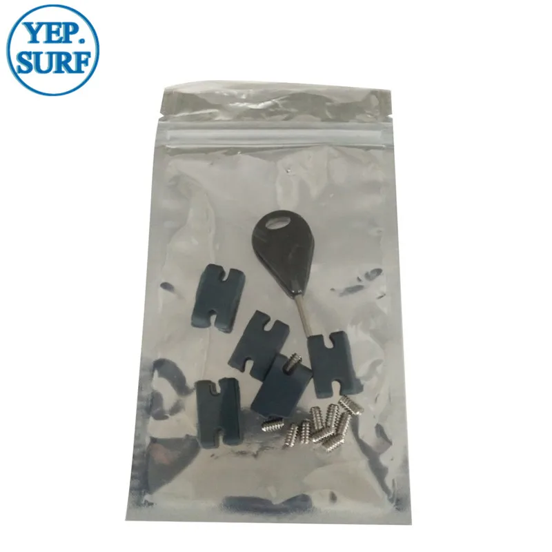 Набор для серфинга FCS II Tab Infill Kit FCSII tab infill 1 в fin box 5 шт. PMS426c Силиконовые вставки