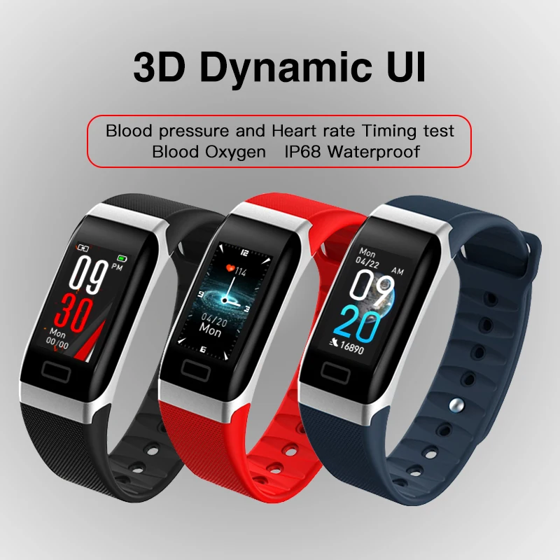 HUACP R7 Smart Watch Sport монитор сердечного ритма крови Давление фотоплетизмографический