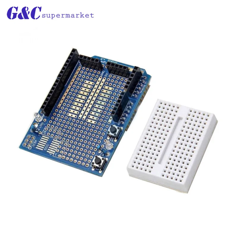 UNO/MEGA2560 Прото Щит Прототип V3 с мин Макет 170 для Arduino UNO/мега | Электронные компоненты