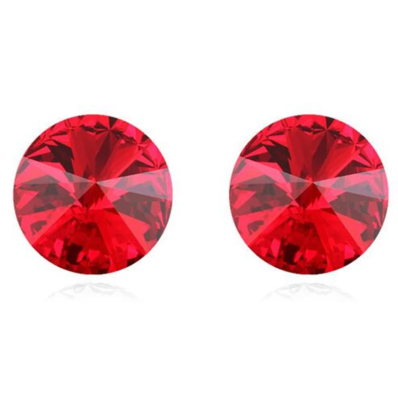 Кристалл с Элементами swarovski Мода Серьги Стержня Для Женщин 2016 Белый Позолоченный