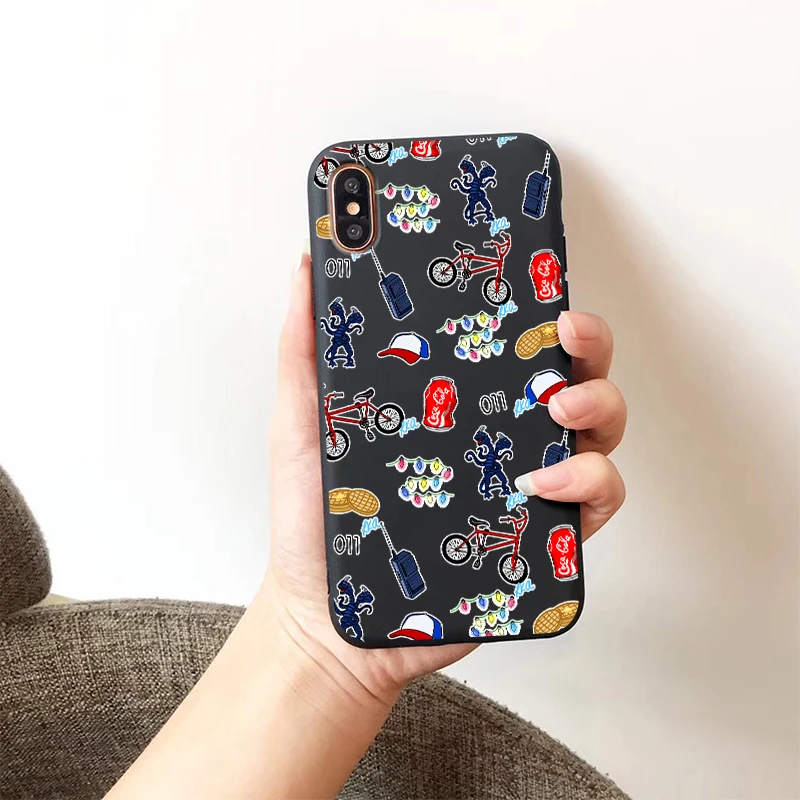 H-5812 Необычные вещи чехол для телефона iPhone X XR XS MAX 6 7 8 plus 6s TPU Мягкий силиконовый карамельный цвет чехол - Цвет: H-5812