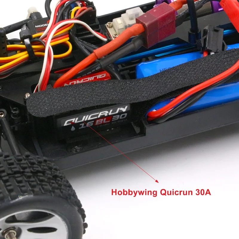 Двигатель FATJAY RC WLtoys 1/18 A959 A969 A979 A929 ARR RTR BLDC улучшенная электросистема 2830 3500KV Quicrun 30A