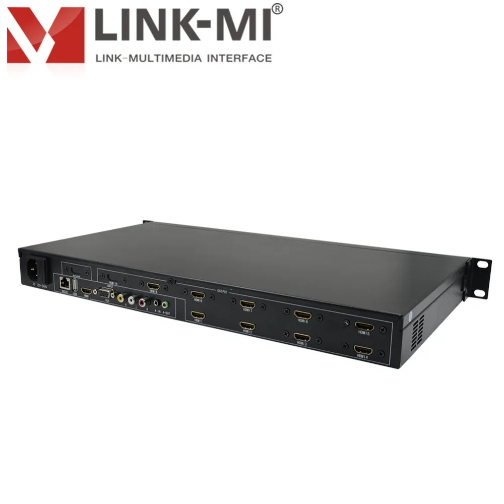 LINK-MI LM-TV09 HDMI + VGA AV USB светодиодный/LCD 3x3 видео настенный контроллер Поддержка