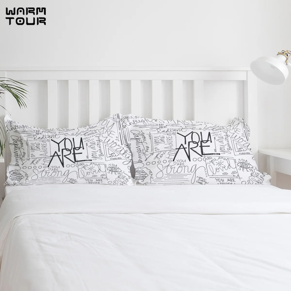 

WARMTOUR Duvet Cover You Are Duvet Cover Set 4 Piece Bedding Set For Beds