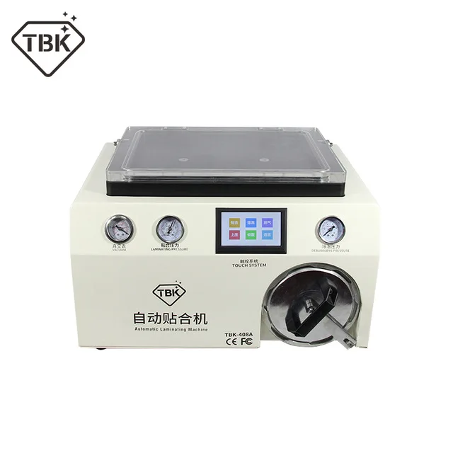 TBK 408A 15 дюймовый вакуумный насос LCD OCA ламинирующая машина дебарбер в одном