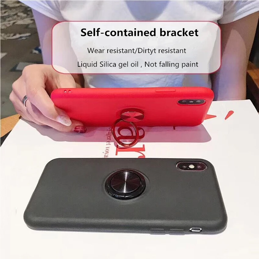 Магнитный стенд для колец на палец держатель телефона чехол iphone 8 X MAX XR 6 7 plus