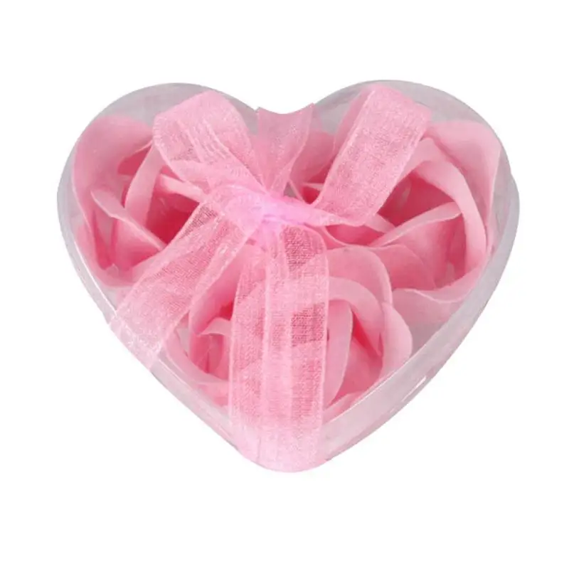 3pcs Pink Романтическая роза медведь игрушка для женщин девушки Мыло Цветок День рождения Свадебные украшения вечерние юбилей день Святого Валентина подарок для девушки - Цвет: 3pcs Pink
