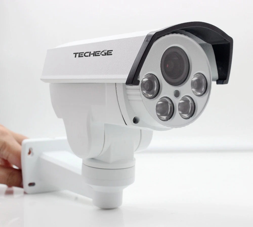 Techege 4x оптический зум Авто HD 1080 P Пуля IP камера 2.0MP PTZ скорость Onvif Открытый