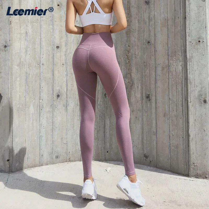 Брюки для йоги спортивные Леггинсы Спортивная одежда женщин фитнес Йога Высокая