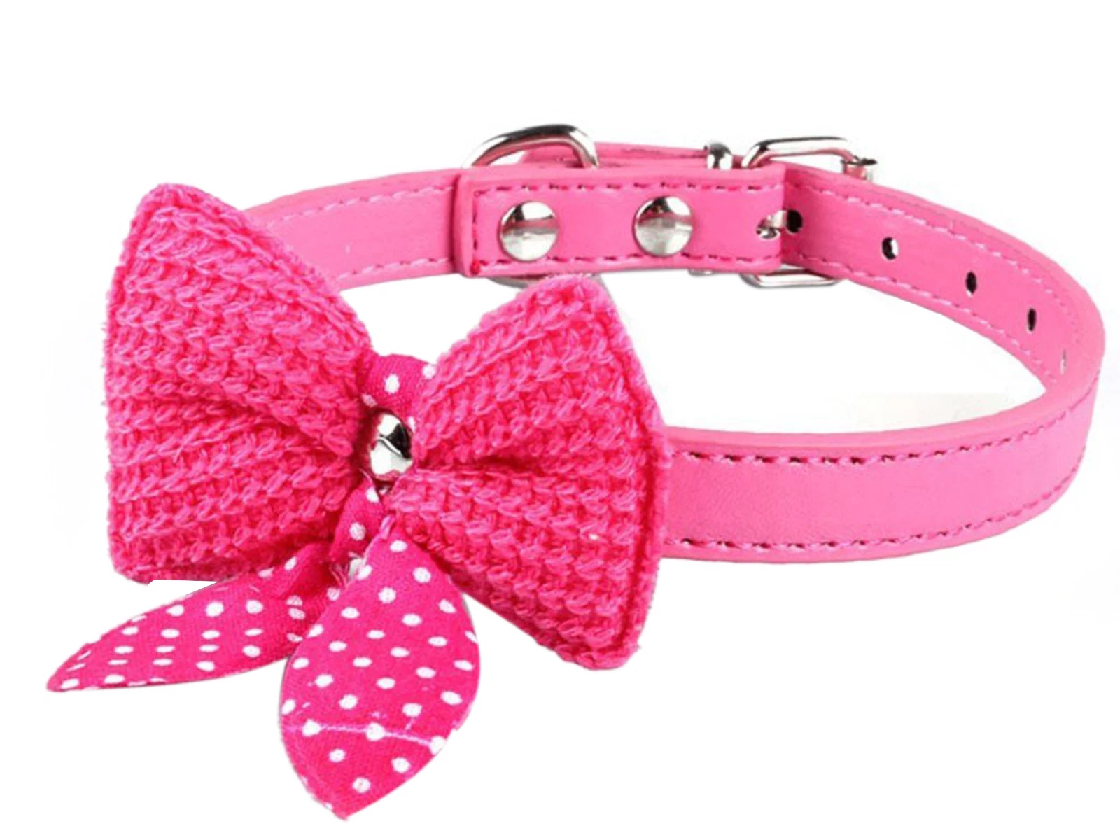 2016 свитер с бантом собака щенок регулируемые ошейники для домашних животных из
