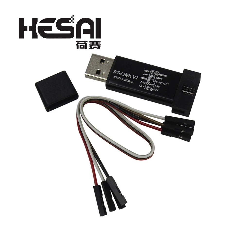 ST LINK Stlink ST-Link V2 Mini STM8 STM32 симулятор скачать программист Программирование с крышкой