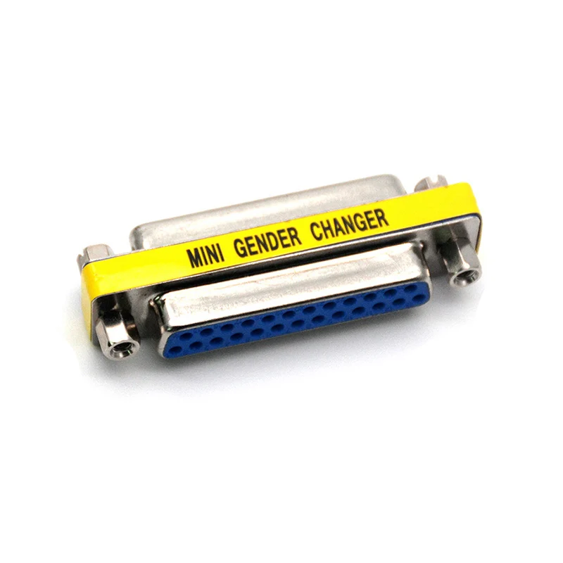 Common 25pin Mini Gender Changer DB25 серийный кабель Расширенный адаптер 25 Pin FeMale to F/F minitype