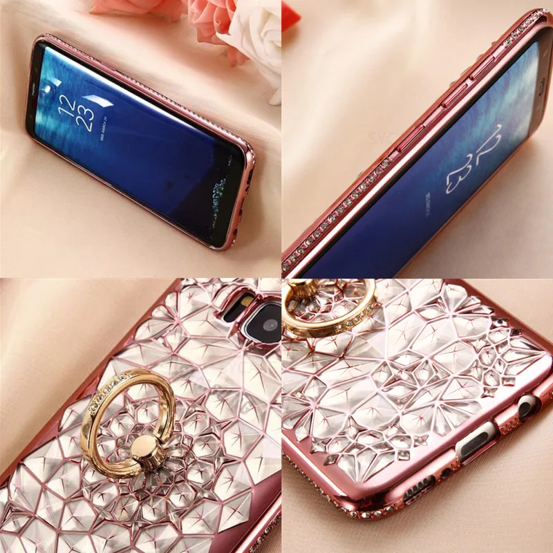 SYCASE роскошные мягкие ТПУ для samsung S7 край S8 S9 плюс Примечание 8 9 чехол Модный яркий