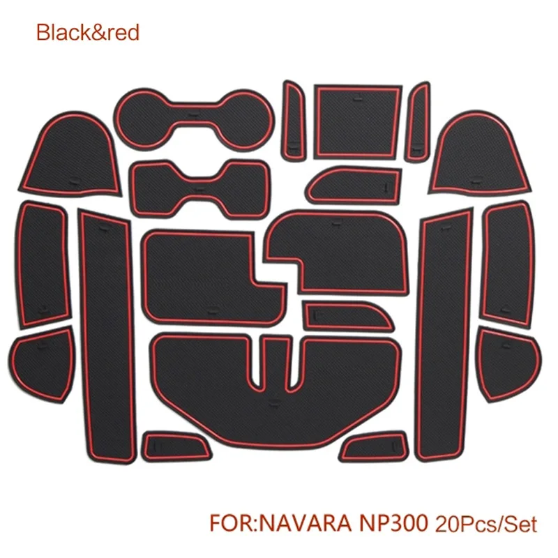 Новые двери слот мат для Navara D23 NP300 2015 2016 Межкомнатная дверь вырезанные накладки