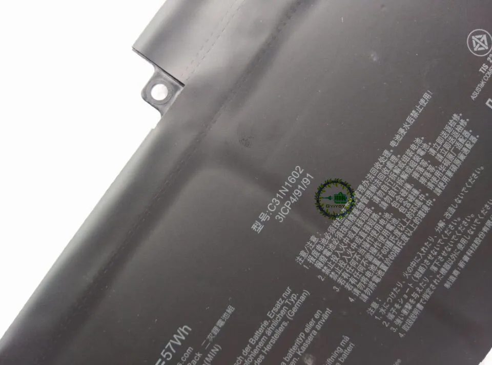 57wh C31N1602 Аккумулятор для ноутбука Asus UX330 UX330UA UX330U Серия ноутбуков|Батареи