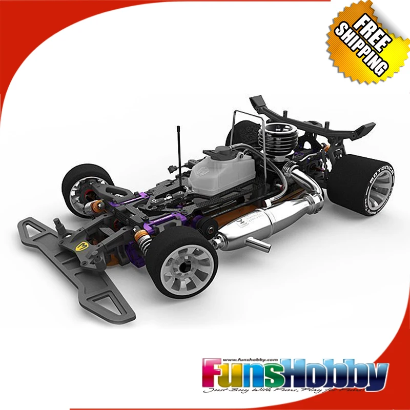 Kit 1/8 4wd Gas Power Racing On Road Cars P81 Rsii Free Shipping